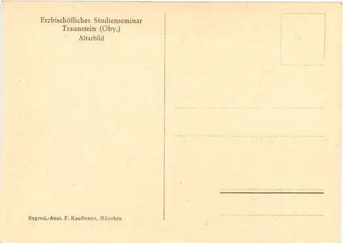 Traunstein, Erzbischöfliches Studienseminar, Altarbild -552894