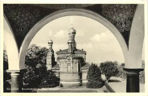 Darmstadt, Künstlerkolonie Russ. Kapelle -552750