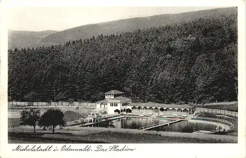 Michelstadt im Odenwald, das Stadion -552860