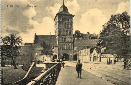 Lübeck, Burghof -553194