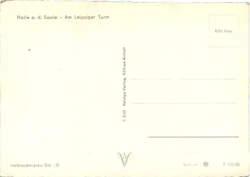 Halle/Saale, Am Leipziger Turm -553158