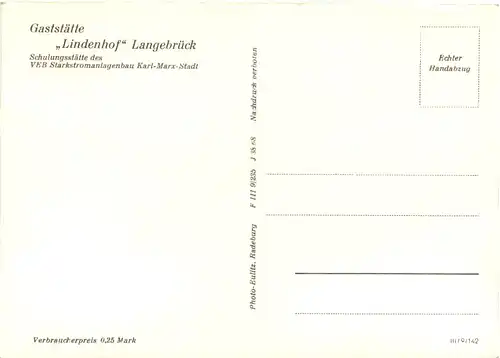 Langebrück, Gaststätte Lindenhof -553146