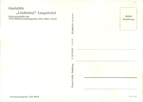 Langebrück, Gaststätte Lindenhof -553142