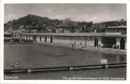 Hersbruck, Das grosse Schwimmbecken im städt. Strudelbad -553548