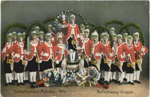 München, Schäfflertanz 1914 -553524