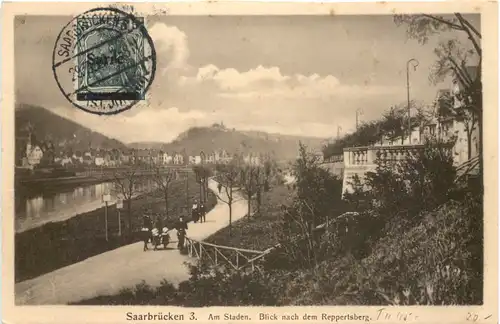 Saarbrücken, Blick nach dem Reppertsberg -553608
