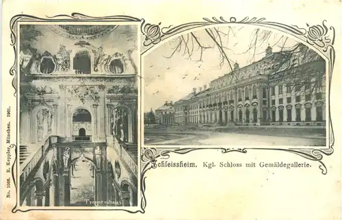 Grüsse aus Schleissheim, Kgl. Schloss mit Gemäldegalerie -553668