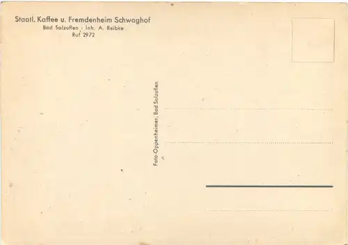 Bad Salzuflen, Staatl. Kaffee und Fremdenheim Schwaghof -553390