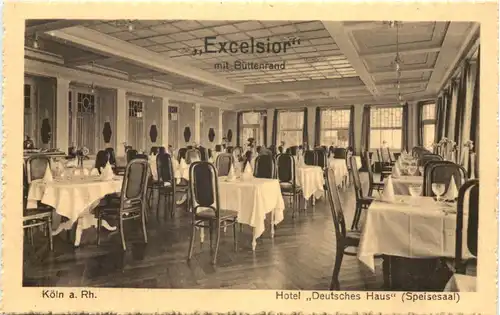 Köln, Hotel Deutsches Haus Speisesaal -553614