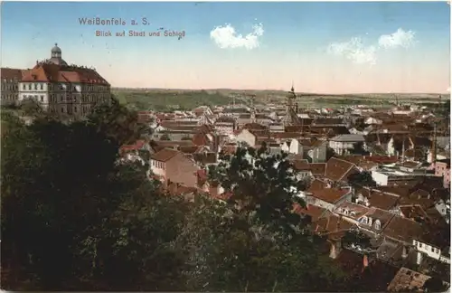 Weissenfels - Blick auf Stadt und Schloss -695860