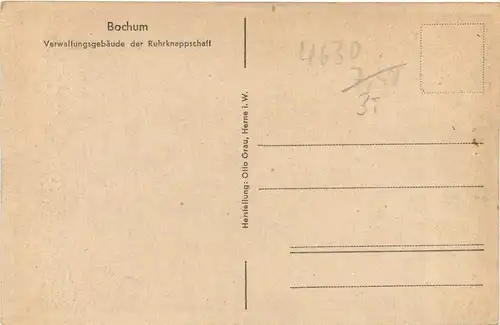 Bochum - Verwaltungsgebäude der Ruhrknappschaft -695982