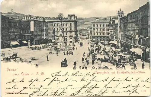 Gruss aus Linz - Hauptplatz -696152