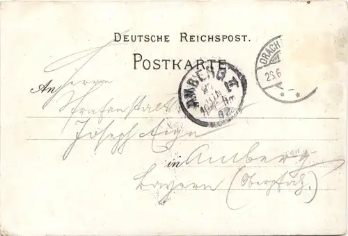 Gruss vom Drachenfels - Vorläufer 1892 -696106