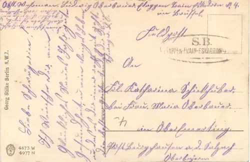 Neujahrsgrüsse - WW1 - Feldpost -696266