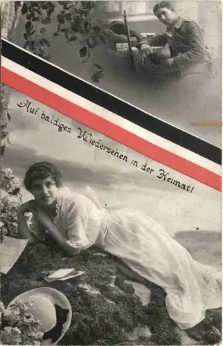WW1 - Auf baldiges Wiedersehen - Feldpost -696354