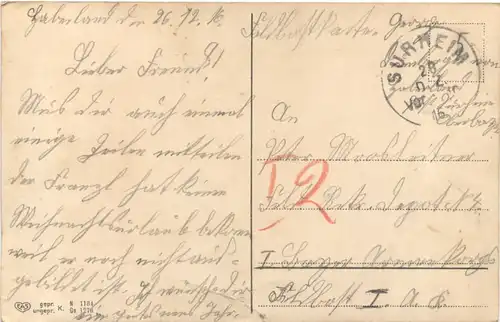 WW1 - Neujahr - Feldpost -696388