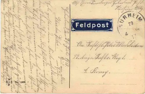 WW1 - Vergiss mein nicht - Feldpost -696436