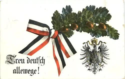 WW1 - Treu deutsch allewege - Feldpost -696366