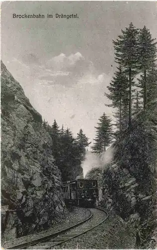 Brockenbahn im Drängetal -696514