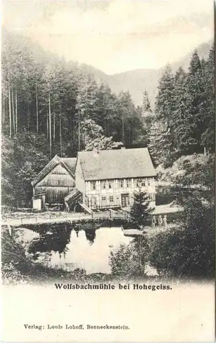 Wolfsbachmühle bei Hohegeiss -696566