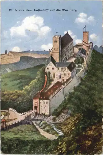 Wartburg aus dem Luftschiff -696660