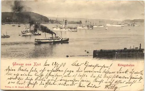 Gruss aus Kiel - Kriegshafen -696702
