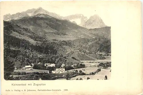 Kainzenbad mit Zugspitze -696736