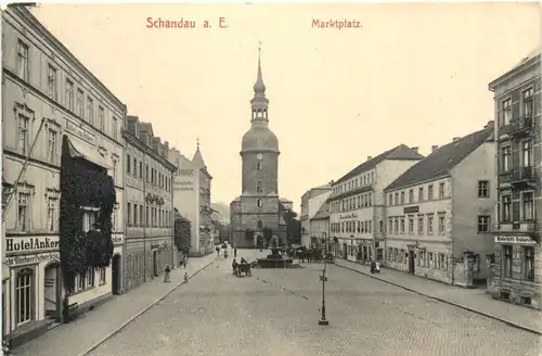 Schandau a. E. - Marktplatz -696784