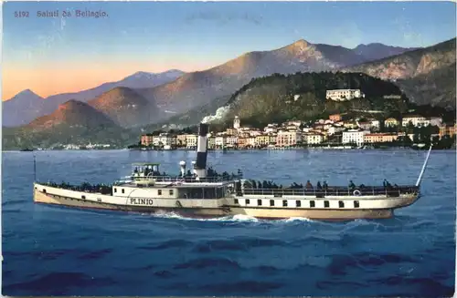 Saluti da Bellagio - Dampfer Plinio -696850