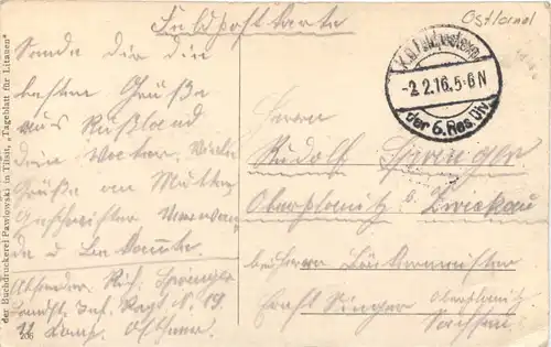 Mitau - Marktleben - Feldpost -696870