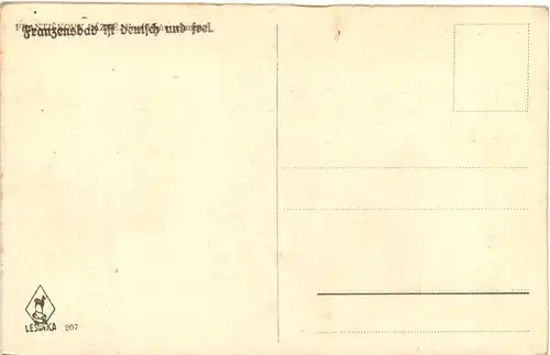 Franzensbad ist deutsch und frei -696934