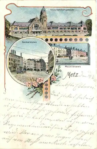 Metz - Neues Bahnhofsgebäude -696984