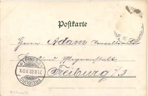 Strassburg - Centralbahnhof - Litho -696996