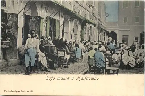Cafe maure a Halfaouine - Tunesia -697088