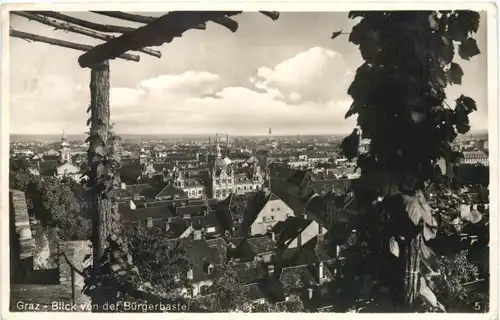 Graz - Blick von der Bürgerbastei -696966