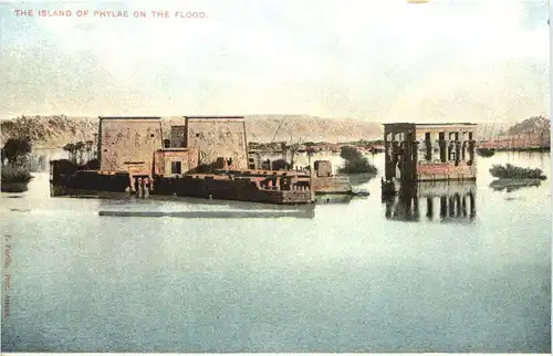 Egypt - Island of Phylae on the flood -697200