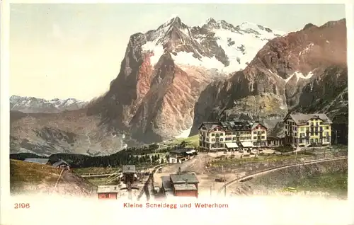 Kleine Scheidegg und Wetterhorn -697308