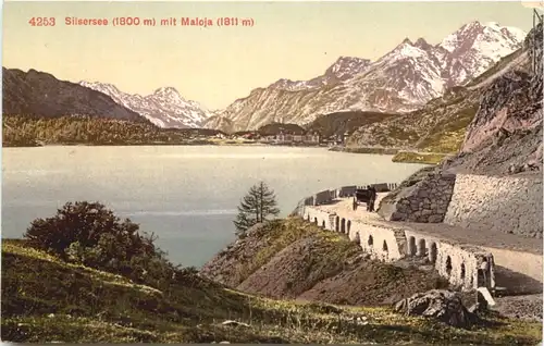 Silsersee mit Maloja -697310