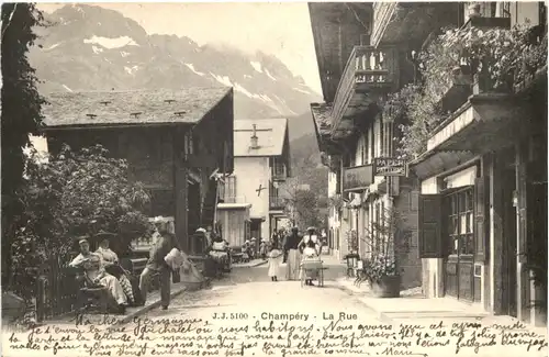 Champery - La rue -697462