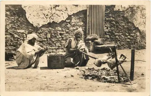 Maroc - Mechoui en plein air -697556