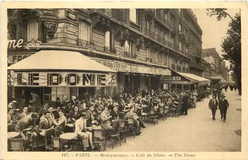 Paris - Montparnasse - Cafe du Dome -697596