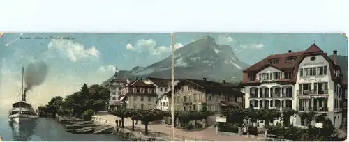 Gersau - Klappkarte - HJotel Bellevue -697454