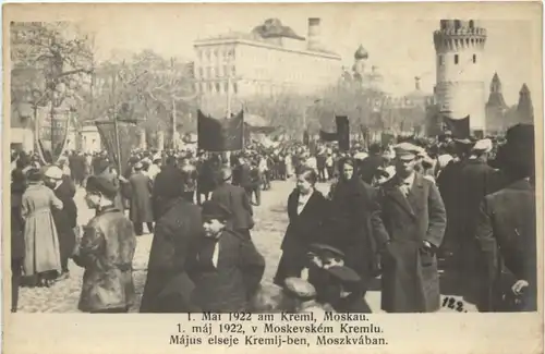 Moscow - 1. Mai 1922 am Kreml -697646