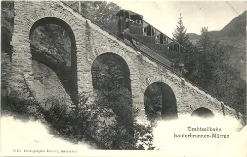 Drahtseilbahn - Lauterbrunnen Mürren -697692