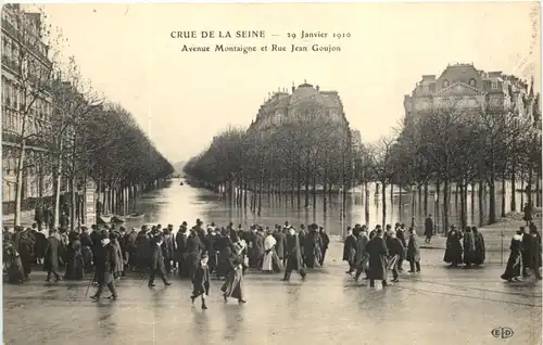 Paris - La Crue de la Seine 1910 -697832