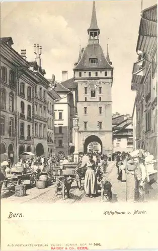 Bern - Käfigthurm und Markt -697670