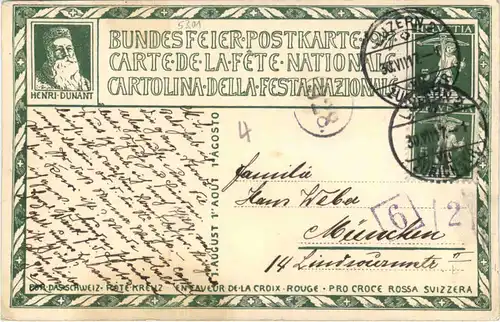 Bundesfeier Festkarte 1917 -697738