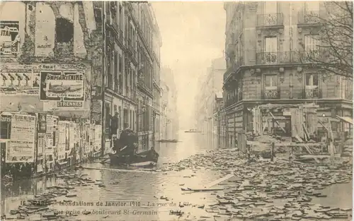 Paris - La Crue de la Seine 1910 -697828