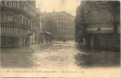 Paris - La Crue de la Seine 1910 -697838