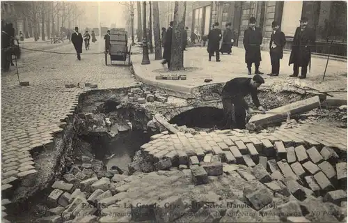 Paris - La Crue de la Seine 1910 -697848